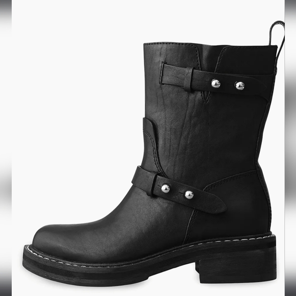 Rag & Bone Leather Moto Boot Women's 7 - Picture 7 of 14